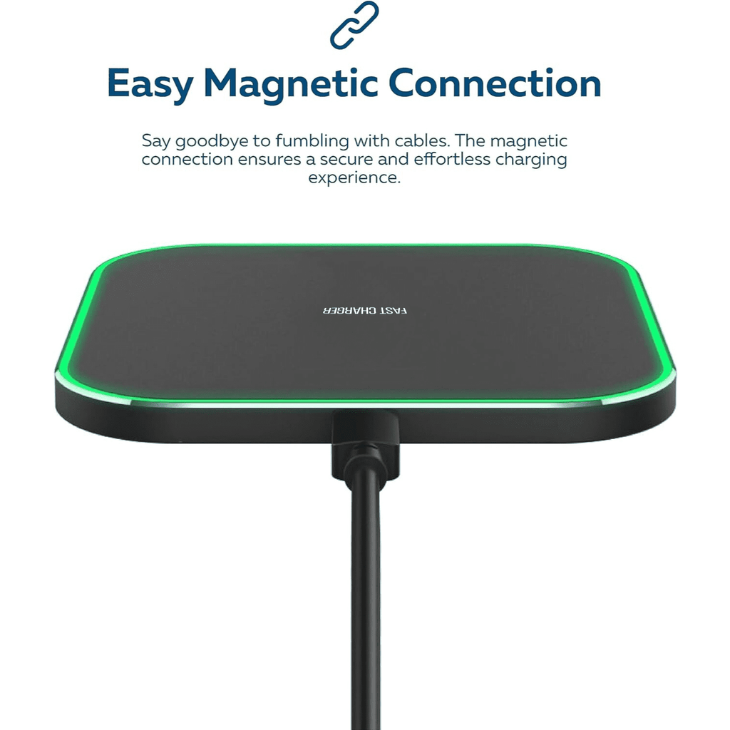 Entronix [Magnetic] Wireless Charging Pad - USB-C/iPhone/Android