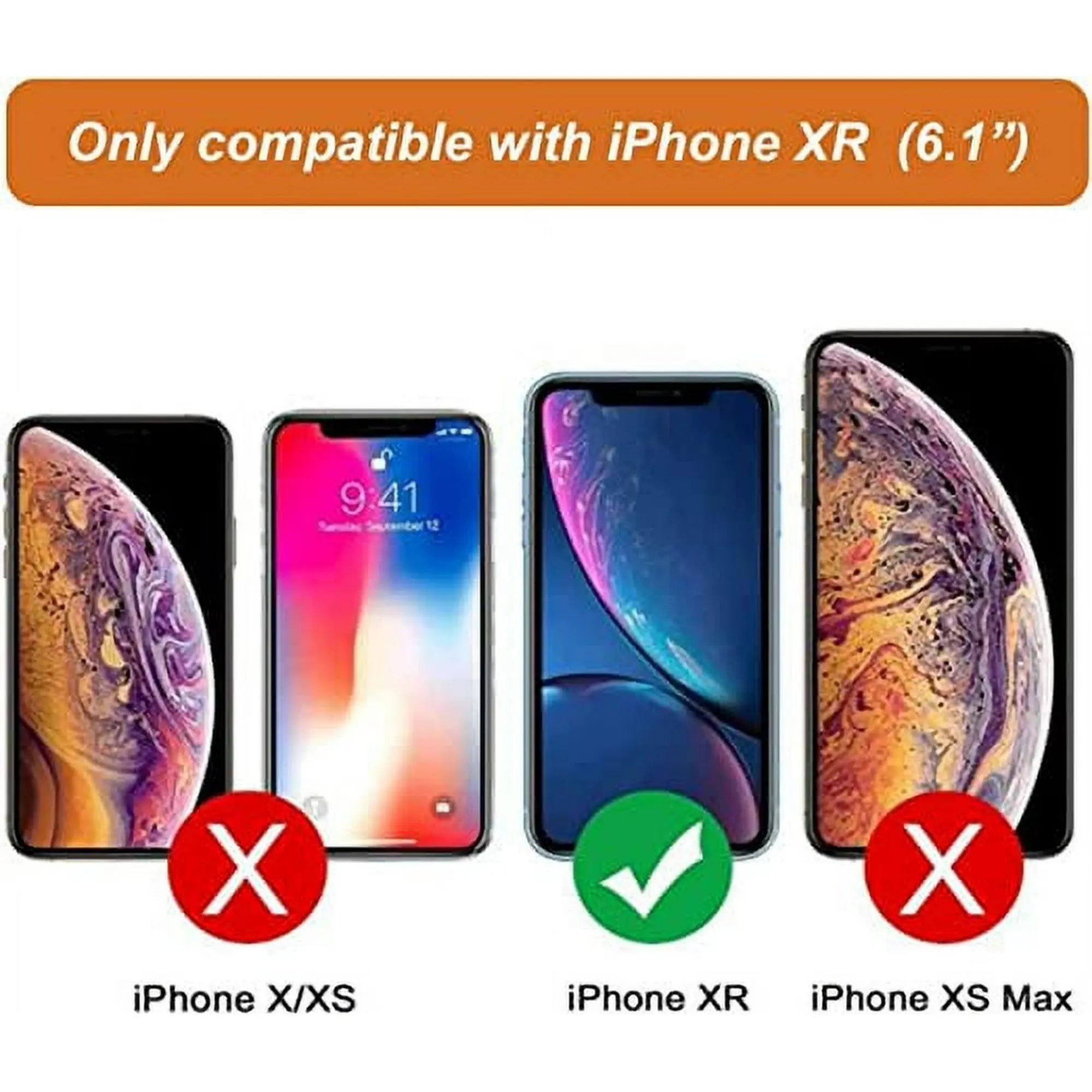 Entronix Apple iPhone XR [Magnetic-Compatible] Crystal Clear Case - Sturdy - Entronix