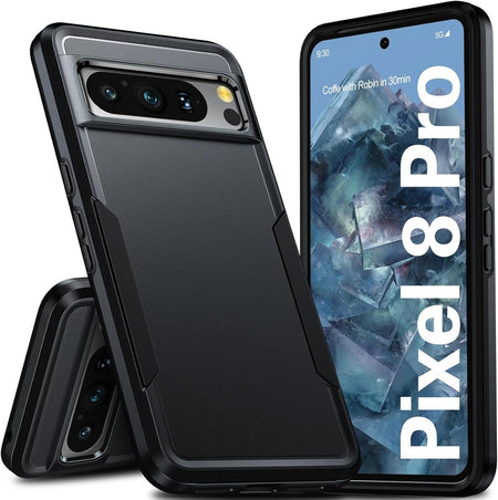Entronix Case Designed for Google Pixel 8 Pro Heavy Duty Case, Protection Shockproof Dropproof Dustproof Anti-Scratch Case - Entro Retail
