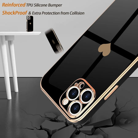 Entronix Apple iPhone 15 Pro/14 Pro Case - [Smile Everyday] Luxury Heart, - Entronix