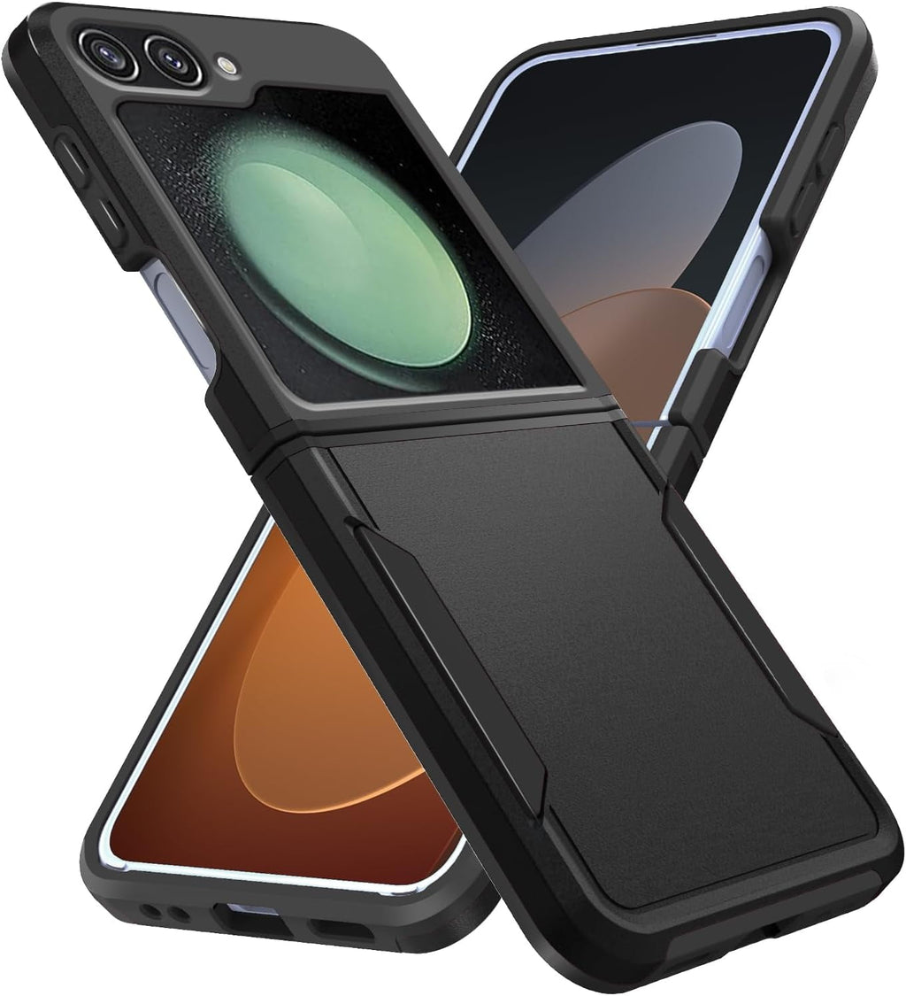 Entronix Case Designed for Samsung Z Flip 5 Heavy Duty Case, Protection Shockproof Dropproof Dustproof Anti-Scratch Case - Entro Retail