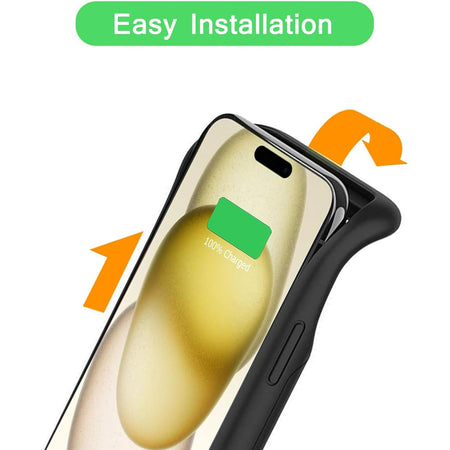 Entronix Apple iPhone 15 Plus Case - 7000mAh Battery Charger - Entronix