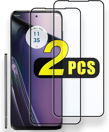 Entronix Case Tempered Glass Screen Protector Designed for Motorola G Play 2023 Glass, Anti Scratch, Bubble Free with Easy Installation, Pack of 2 - Entro Retail