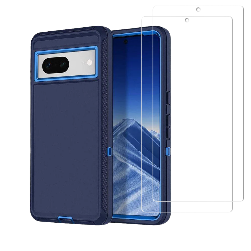 BUPixel9HeavyDutyBlue2TGClear