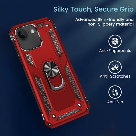 Entronix Case Compatible with iPhone 16E - Dual-Layer Guard Gripstand - Entronix
