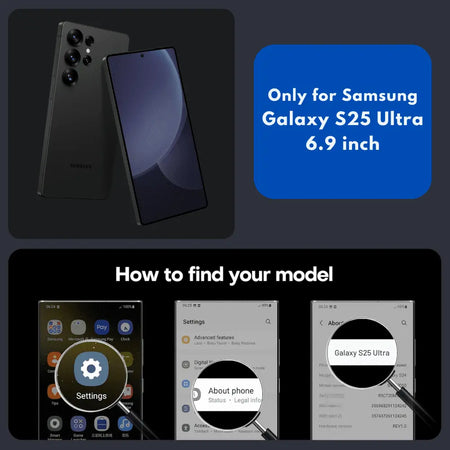 Entronix Case Compatible with Galaxy S25 Ultra - Soft-Touch Dual-Layer Sleek Cover - Entronix