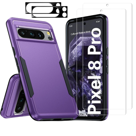 BUPixel8ProSleekPurple2TGClear2Cam