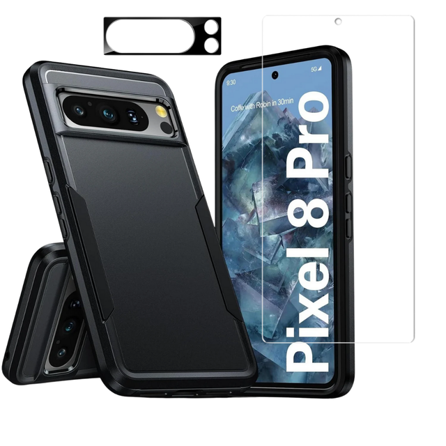 BUPixel8ProSleekBlack1TGClear1Cam