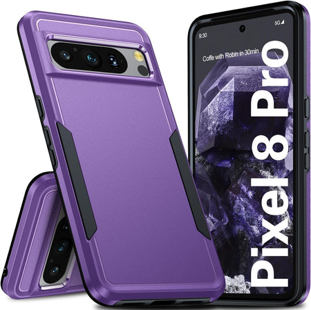 Entronix Case Designed for Google Pixel 8 Pro Heavy Duty Case, Protection Shockproof Dropproof Dustproof Anti-Scratch Case - Entro Retail