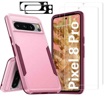BUPixel8ProSleekPink2TGClear2Cam