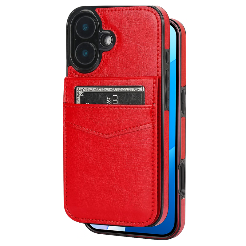 i17 5P Wallet - Red