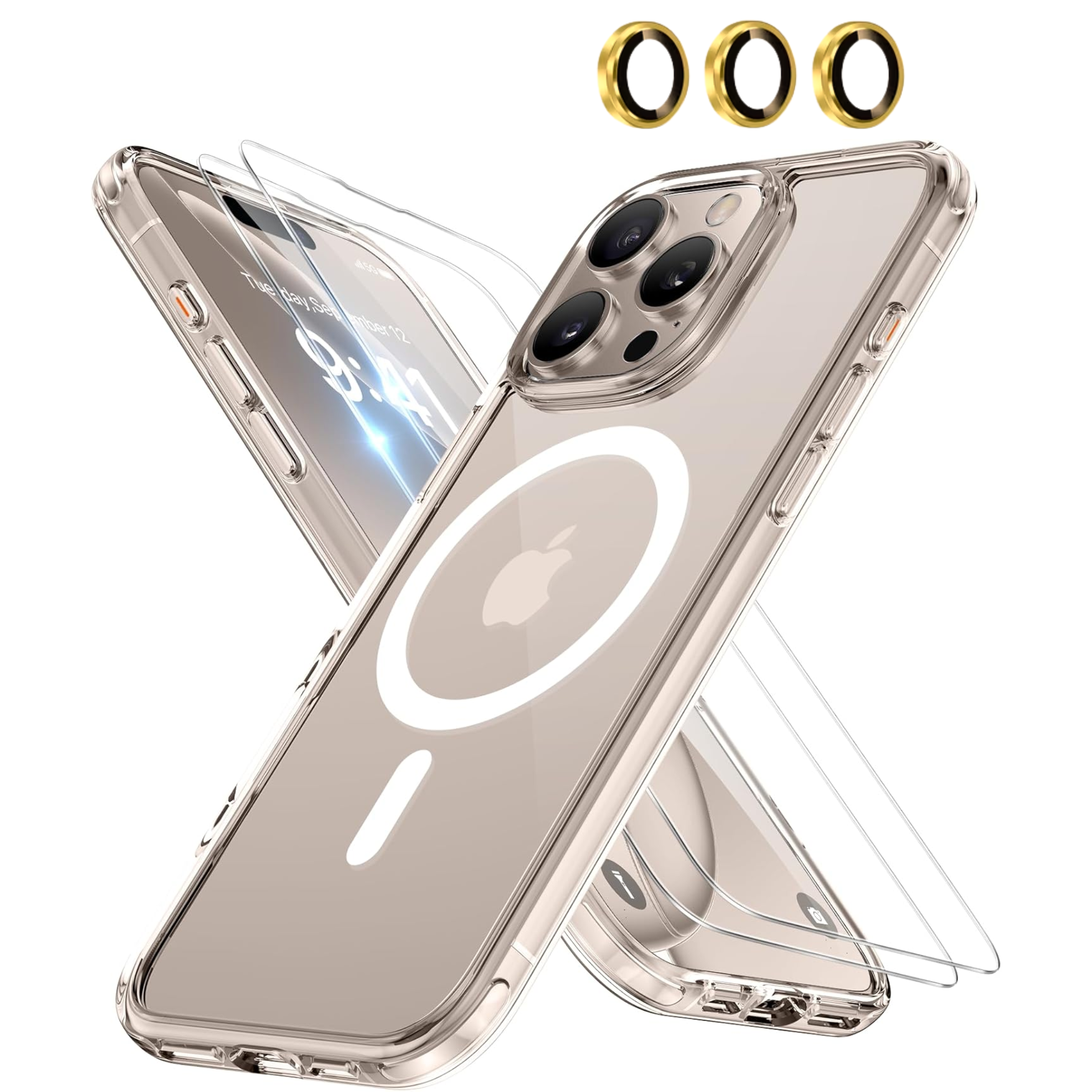BUi16ProMaxMSClear2TGClear1MetalCamGold