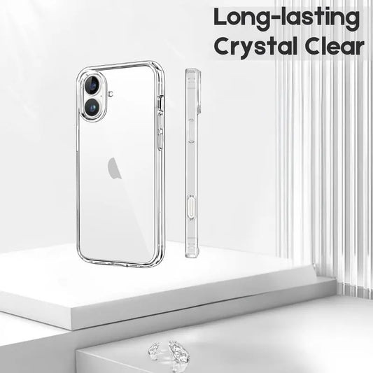 Entronix Case Compatible with iPhone 17 - [Hard Back] Slim Clear - Entronix