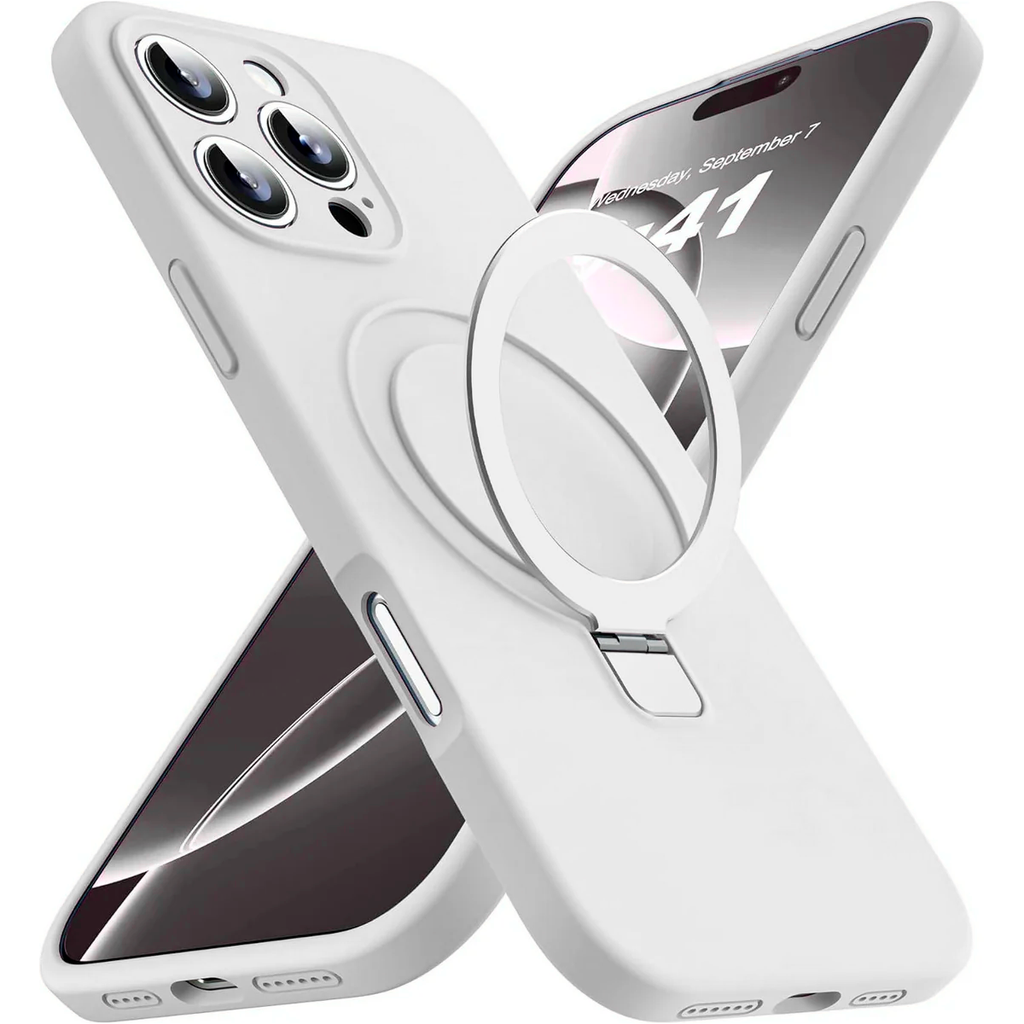 i16 Pro Max MS Silicone Ring - White