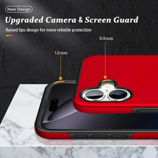Entronix Case Compatible with iPhone 17 - 360º Circular Ring Gripstand - Entronix