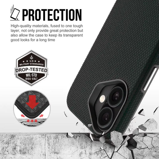 Entronix Case Compatible with iPhone 17 - Anti-Slip Rugged Shockproof Cover - Entronix