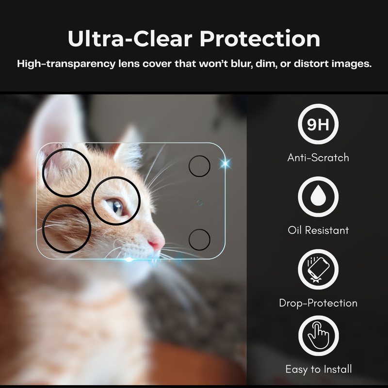 Entronix Bundle Compatible with iPhone 17 Pro - [Magnetic] Clear Case, 1 Clear Screen Protector & 1 Camera Lens Protector - Entronix