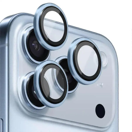 Entronix Camera Lens Protector Compatible with iPhone 17 Pro/17 Pro Max - Luxury Metal - Entronix