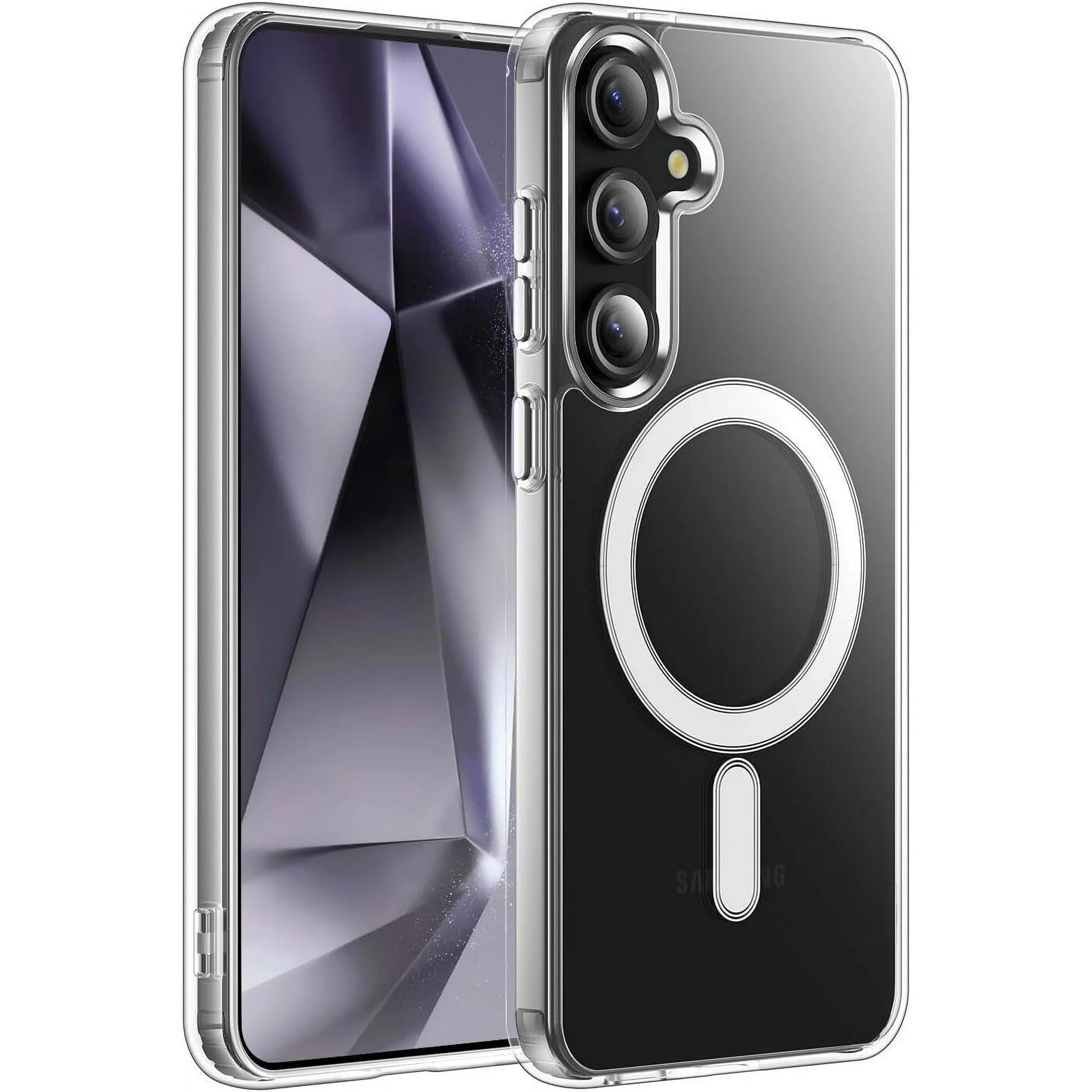 Entronix Samsung Galaxy S25 [Magnetic-Compatible] Crystal Clear - Sturdy Case - Entronix