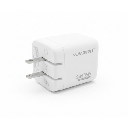 Entronix 35W Dual USB Wall Charger with USB-C - 2-Pack for iPhone, Android, and Tablets - Entronix