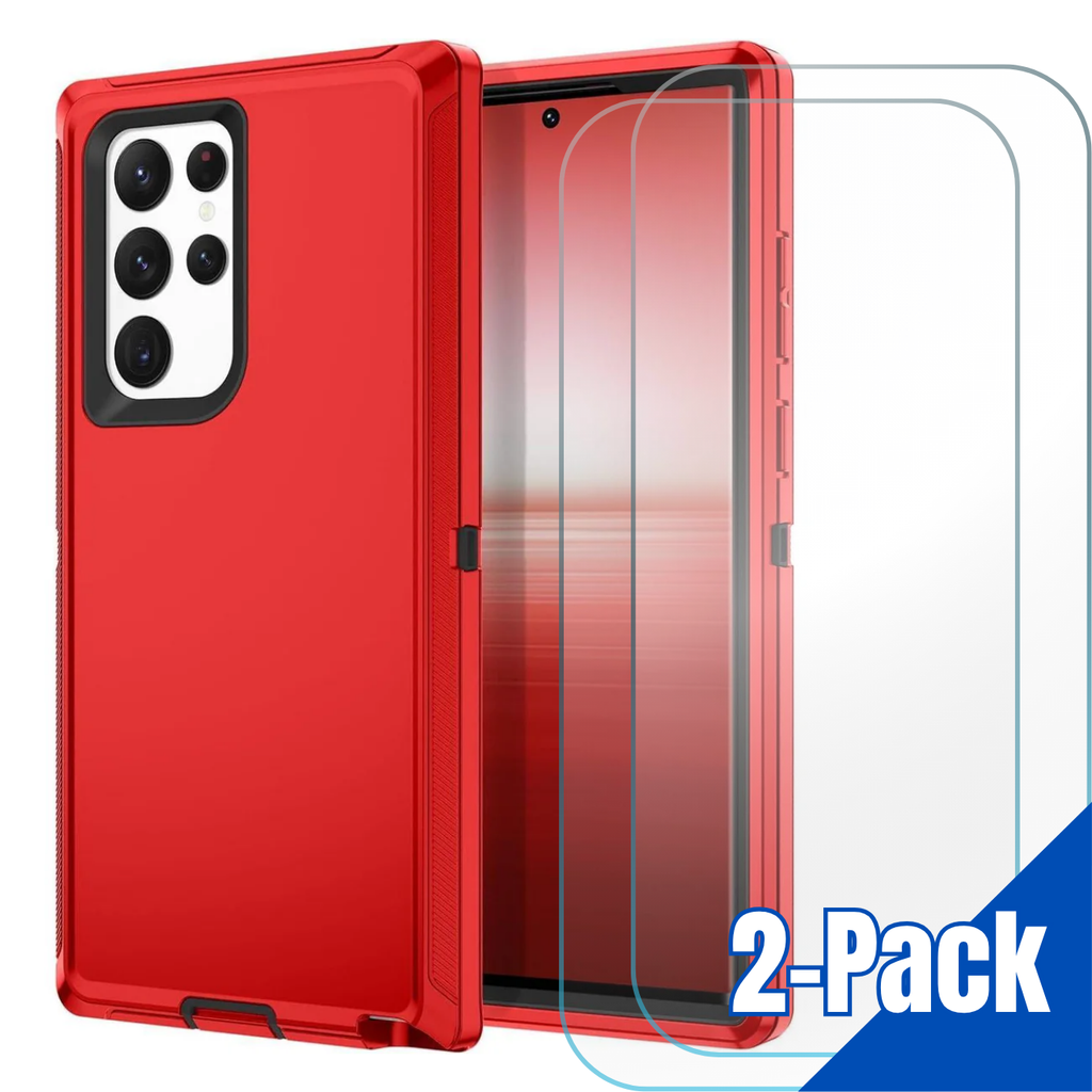 BUSamS23UltraRedHeavyDuty2TGClear