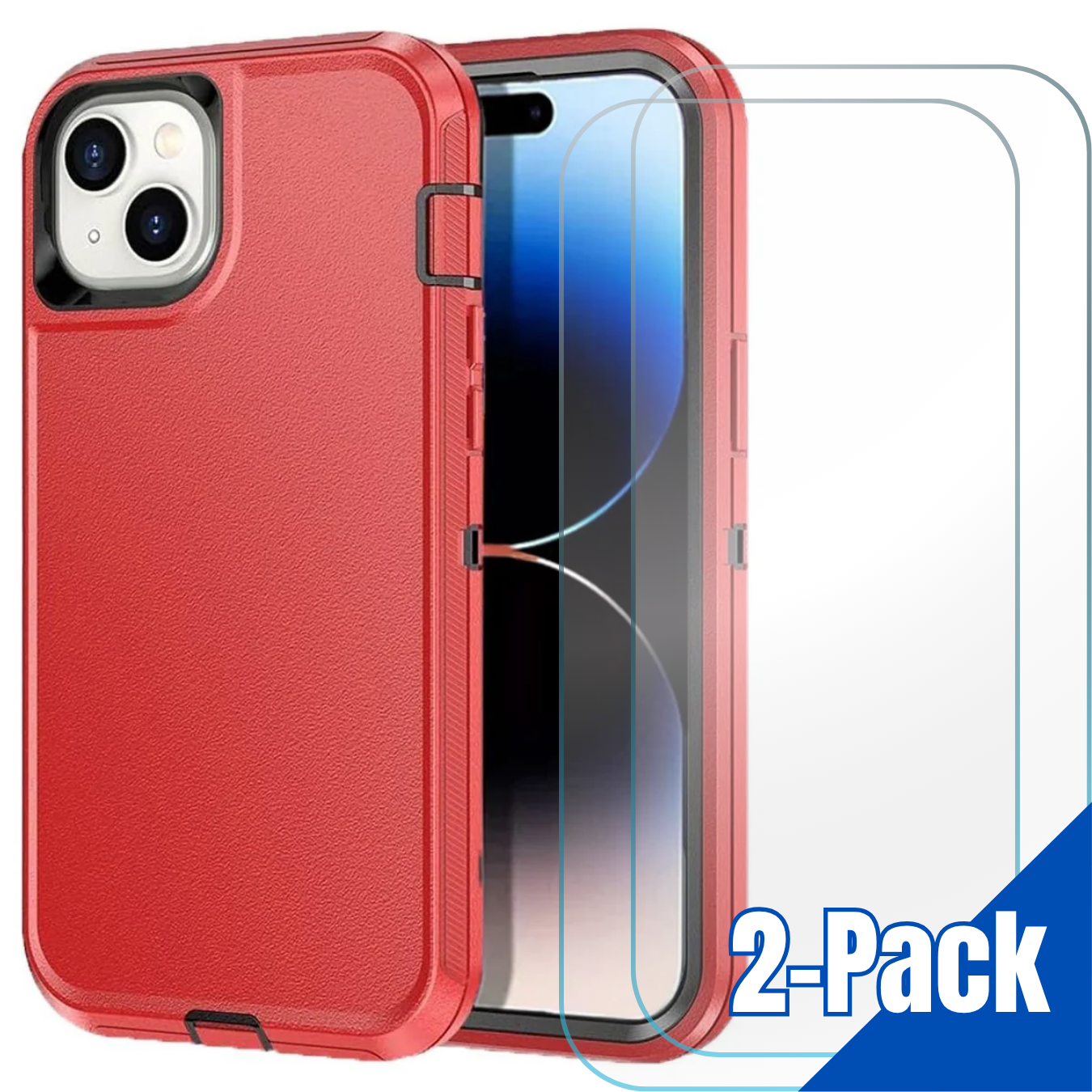 BU i14 Plus Heavy Duty - Red 2TGClear