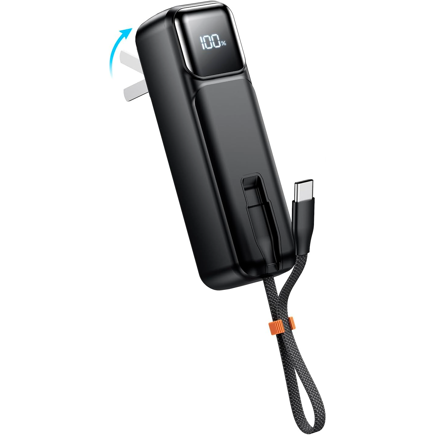 Entronix Mini Power Bank - 5000 mAh USB-C/iPhone/Android