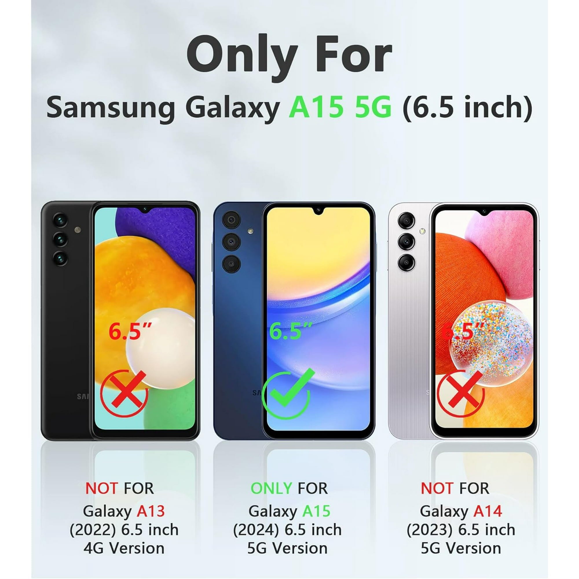 Entronix Samsung Galaxy A15 Crystal Clear Case - Slim - Entronix