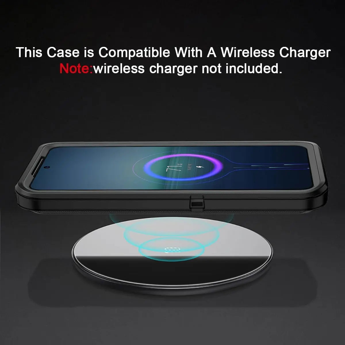 Entronix Bundle Compatible with Galaxy S20 Plus - Heavy Duty Case & 2 Clear Screen Protectors - Entronix