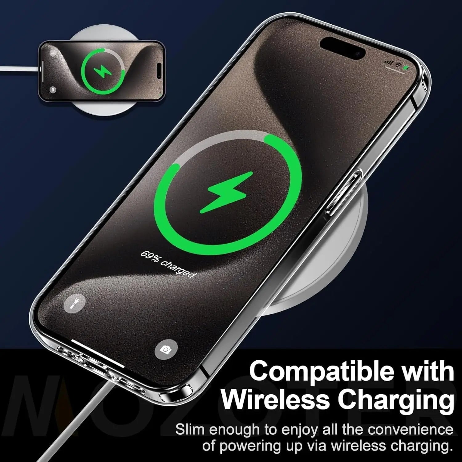 Entronix Case Compatible with iPhone 16 Pro Max - [Hard Back] Thick Clear - Entronix