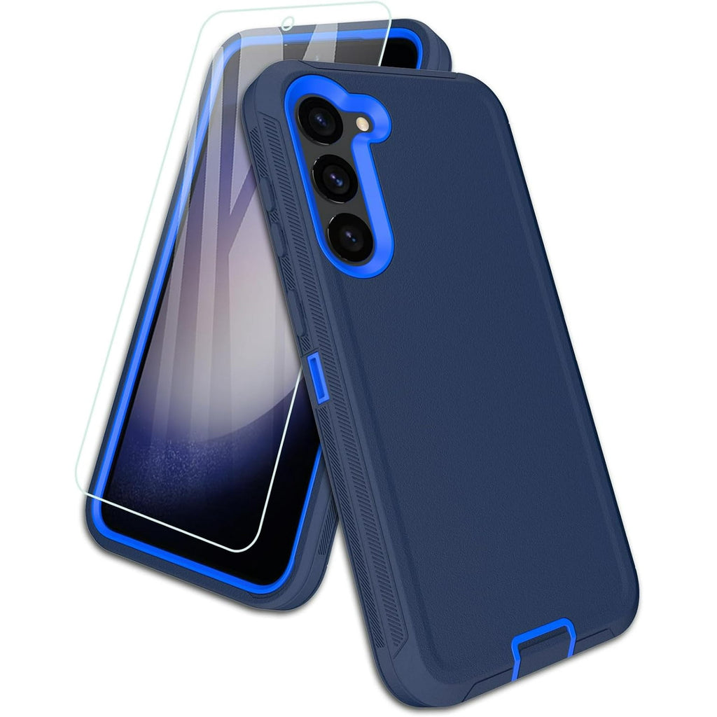 Entronix Bundle Compatible with Galaxy S25 - Heavy Duty Case & 1 Clear Screen Protector