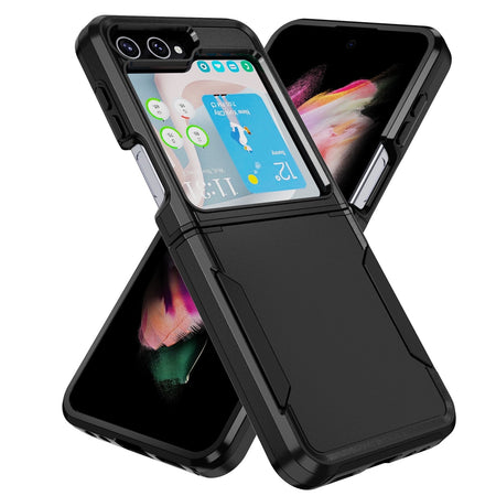 Entronix Case Designed for Samsung Galaxy Z FlipZ Flip 3 Heavy Duty Case, Dual Layer Protection Shockproof Dropproof Dustproof Anti-Scratch Case - Entro Retail