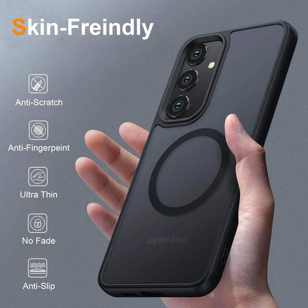 Entronix [Magnetic] Case Compatible with Galaxy S24 Ultra - Translucent Frosted Matte - Entronix