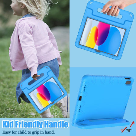 Entronix Apple iPad 10th Gen (2022) 10.9" Case - Handle & Kickstand, - Entronix