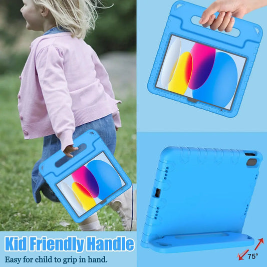 Entronix Apple iPad 10th Gen (2022) 10.9" Case - Handle & Kickstand, - Entronix