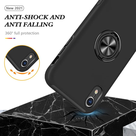 Entronix Apple iPhone XR Case - 360º Circular Ring Holder, - Entronix