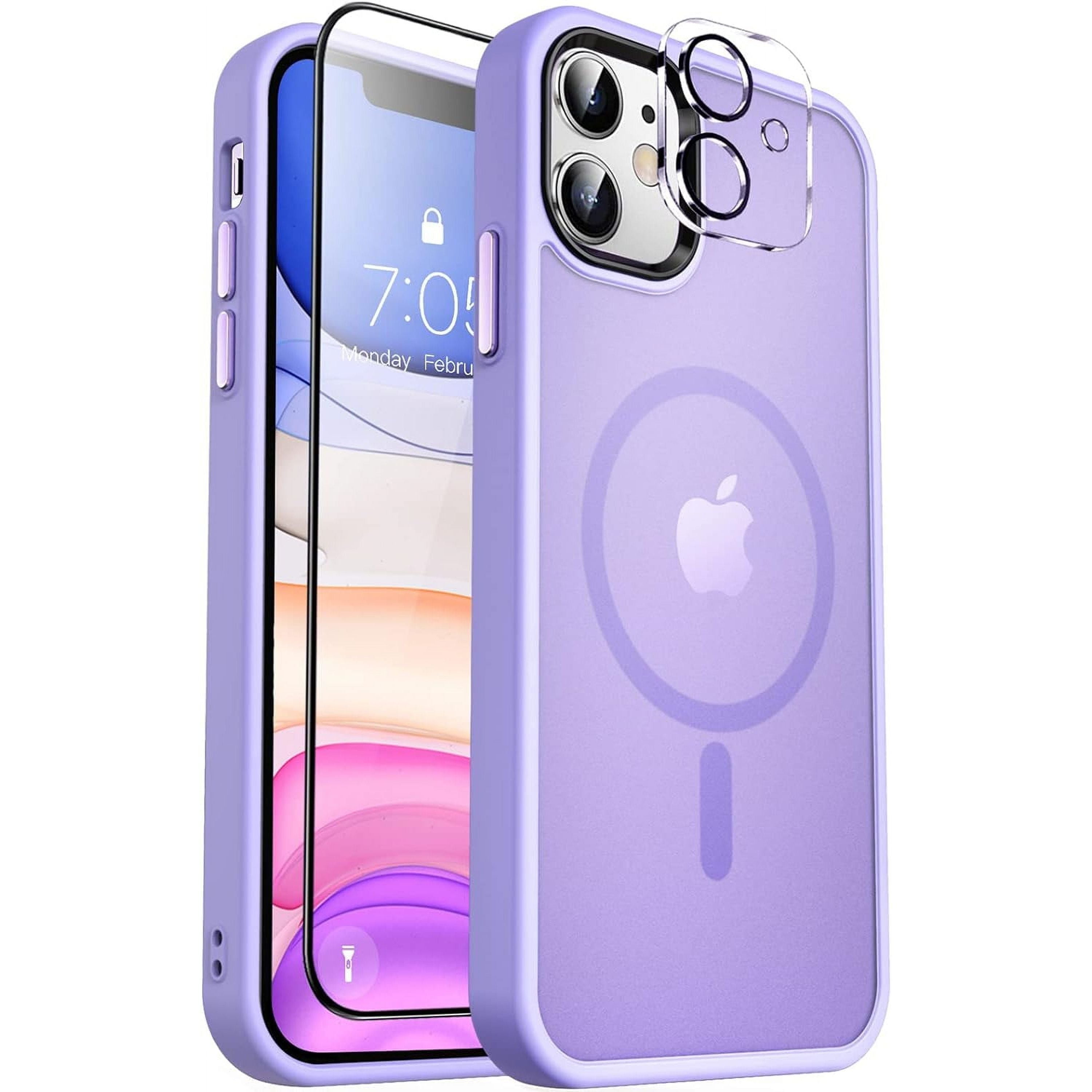 Entronix Apple iPhone 11 3-in-1 Bundle - [Magnetic] Translucent Matte Case, 1 Clear Screen Protector & 1 Camera Lens Protector, - Entro Retail