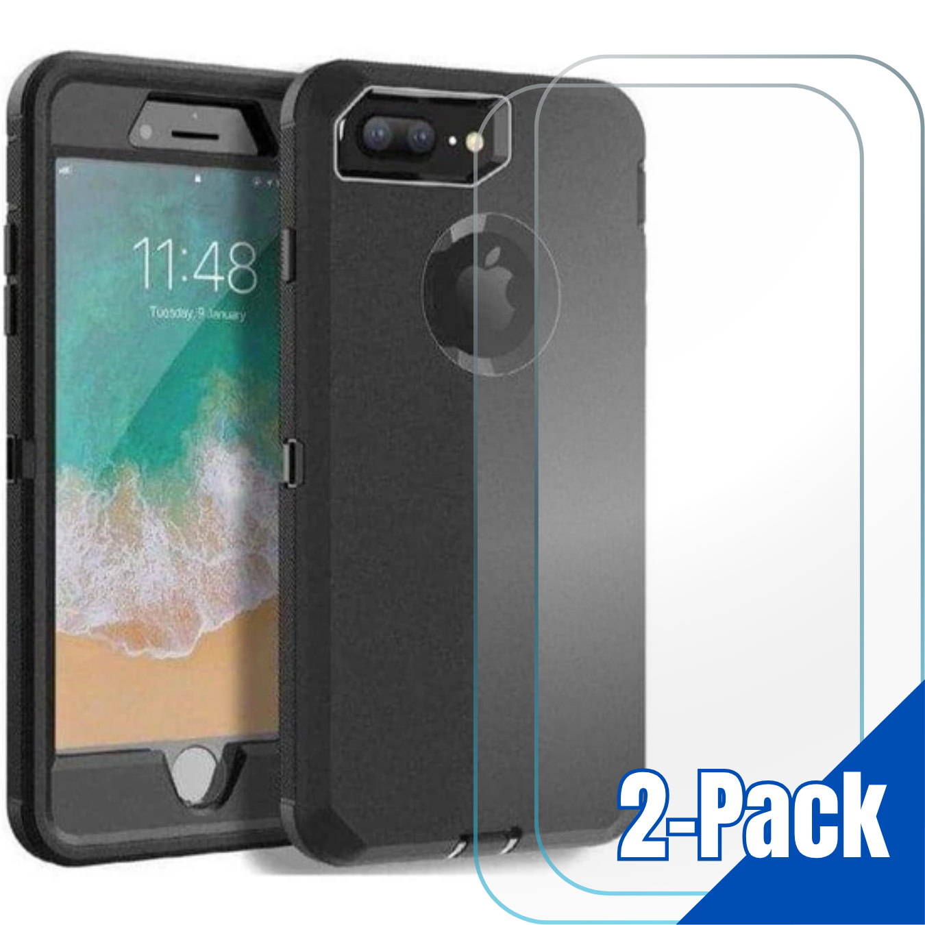 BU i8 Plus Heavy Duty - Black 2TGClear