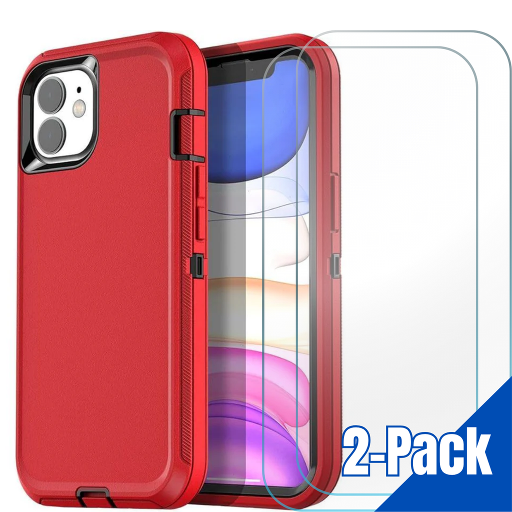 BU i12 Mini Heavy Duty - Red 2TGClear