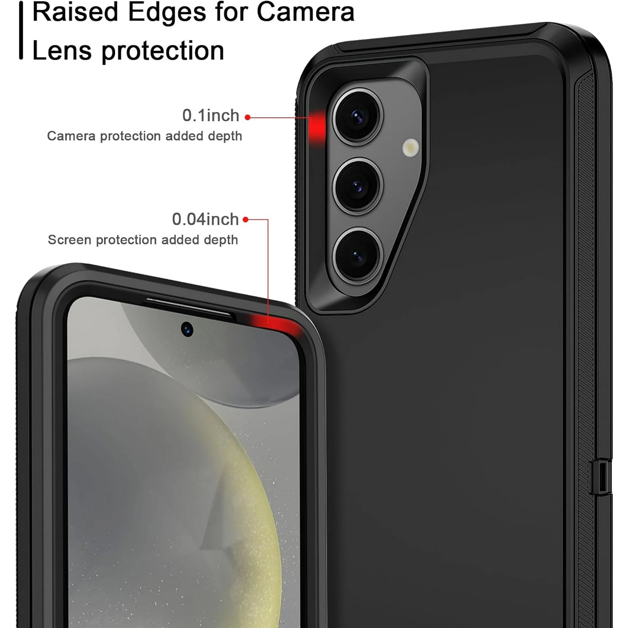 Entronix Heavy Duty Case for Samsung Galaxy S25, Triple-Layer & Full Protection, - Entronix