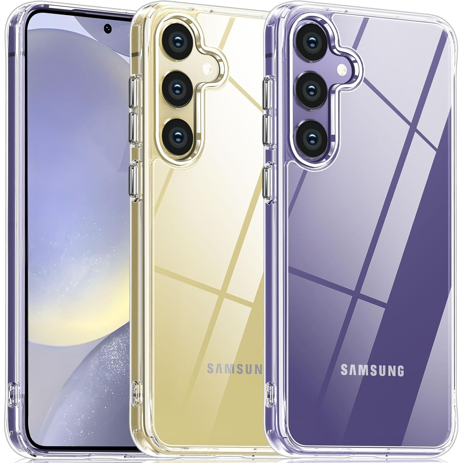 Entronix Case Compatible with Galaxy A25 - [Hard Back] Clear Cover