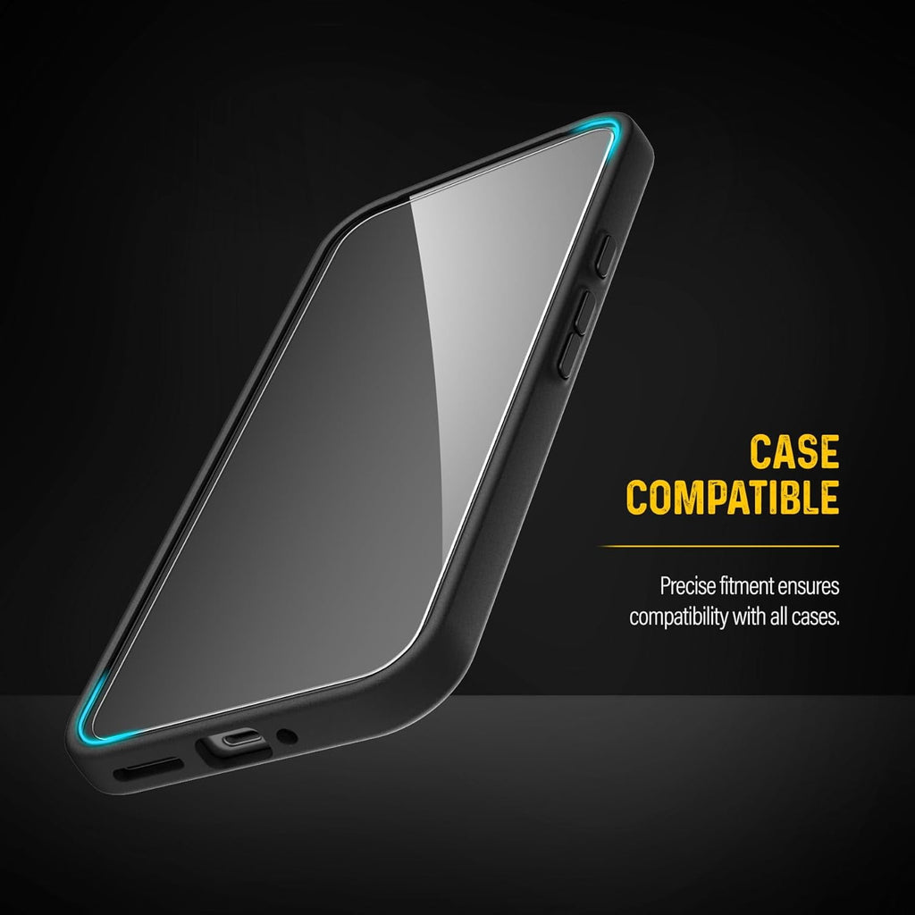 Entronix Clear Screen Protector Compatible with Pixel 7 Pro - 3-Piece Combo