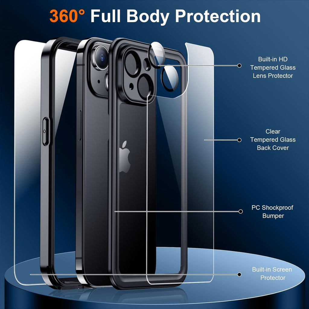 Entronix Case Compatible with iPhone 15 - IP68 Waterproof Protection