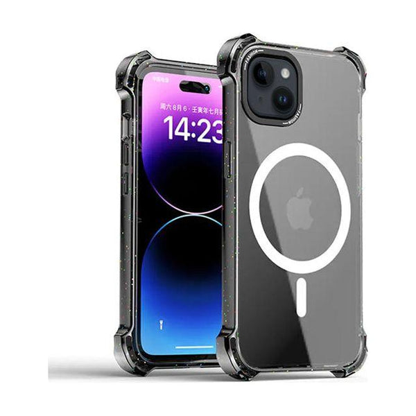 Entronix [Magnetic] Case Compatible with iPhone 13 - Clear Bounce Frame