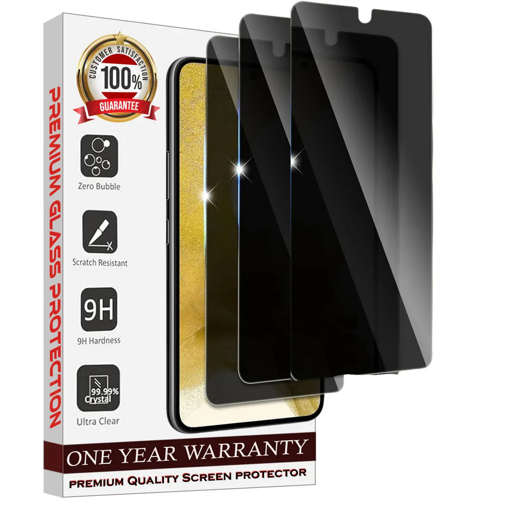 Entronix Anti-Spy Privacy Screen Protector Compatible with Galaxy S25 Ultra - 3-Piece Combo