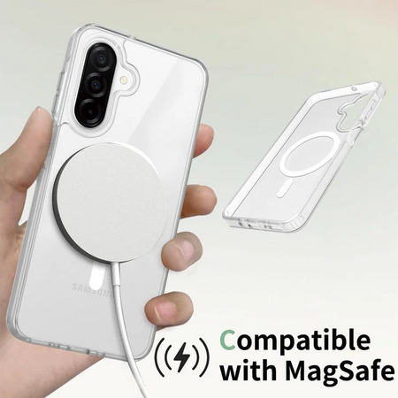Entronix [Magnetic] Case Compatible with Galaxy A17 - [Hard Back] Clear Cover - Entronix