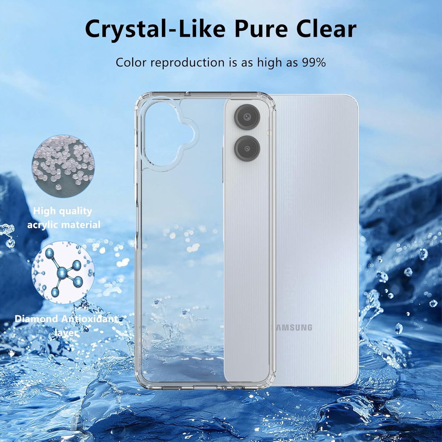 Entronix Samsung Galaxy A06 Crystal Clear Case - Slim - Entronix