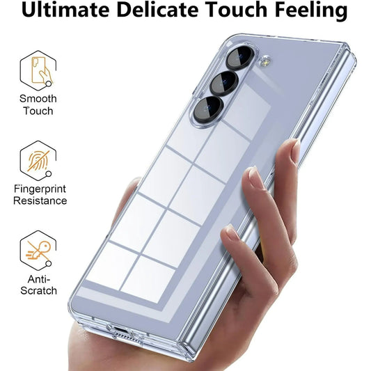 Entronix Case Compatible with Galaxy Z Fold 7 - [Hard Back] Clear Cover - Entronix