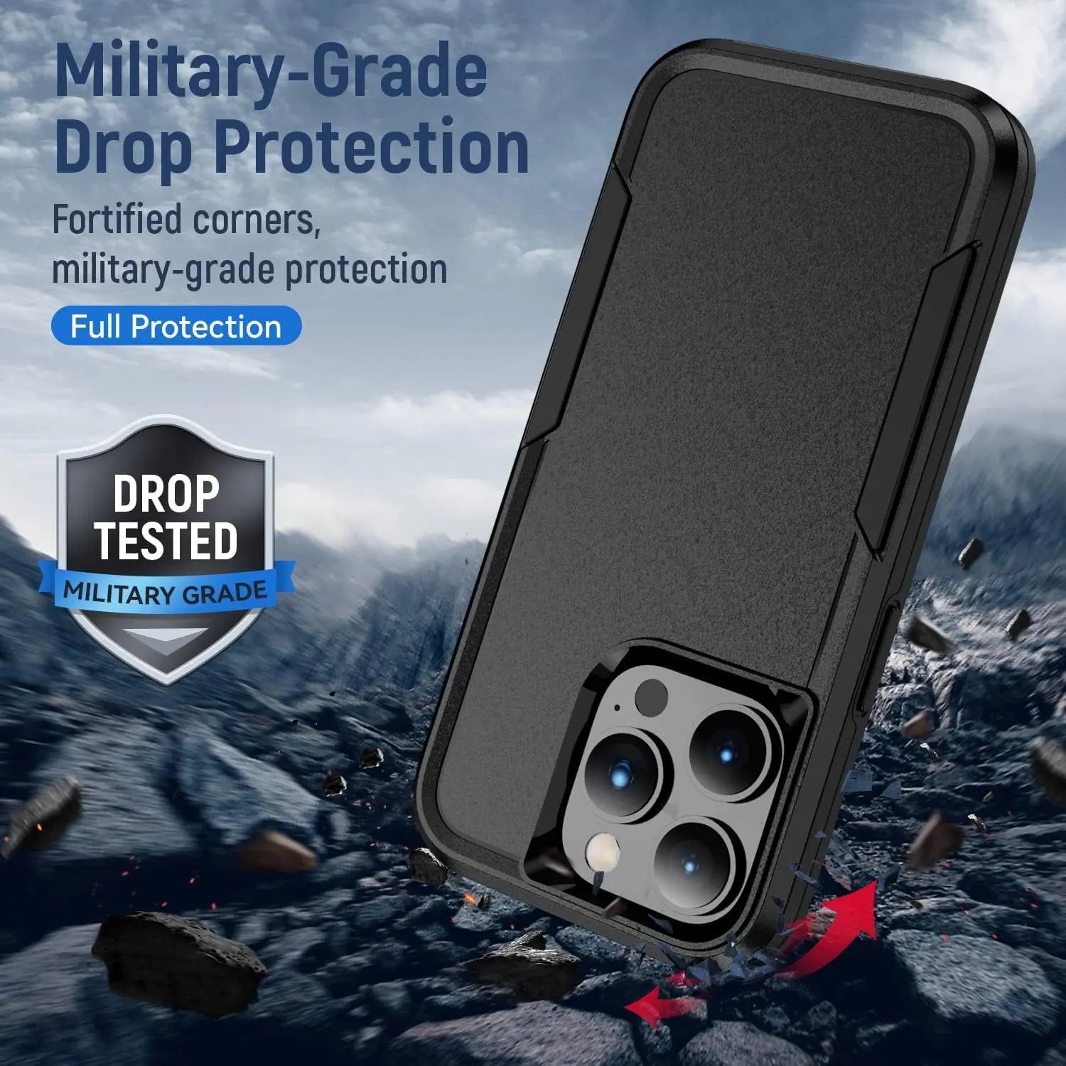 Entronix Apple iPhone 16 Plus Heavy Duty Case - Sleek, - Entro Retail