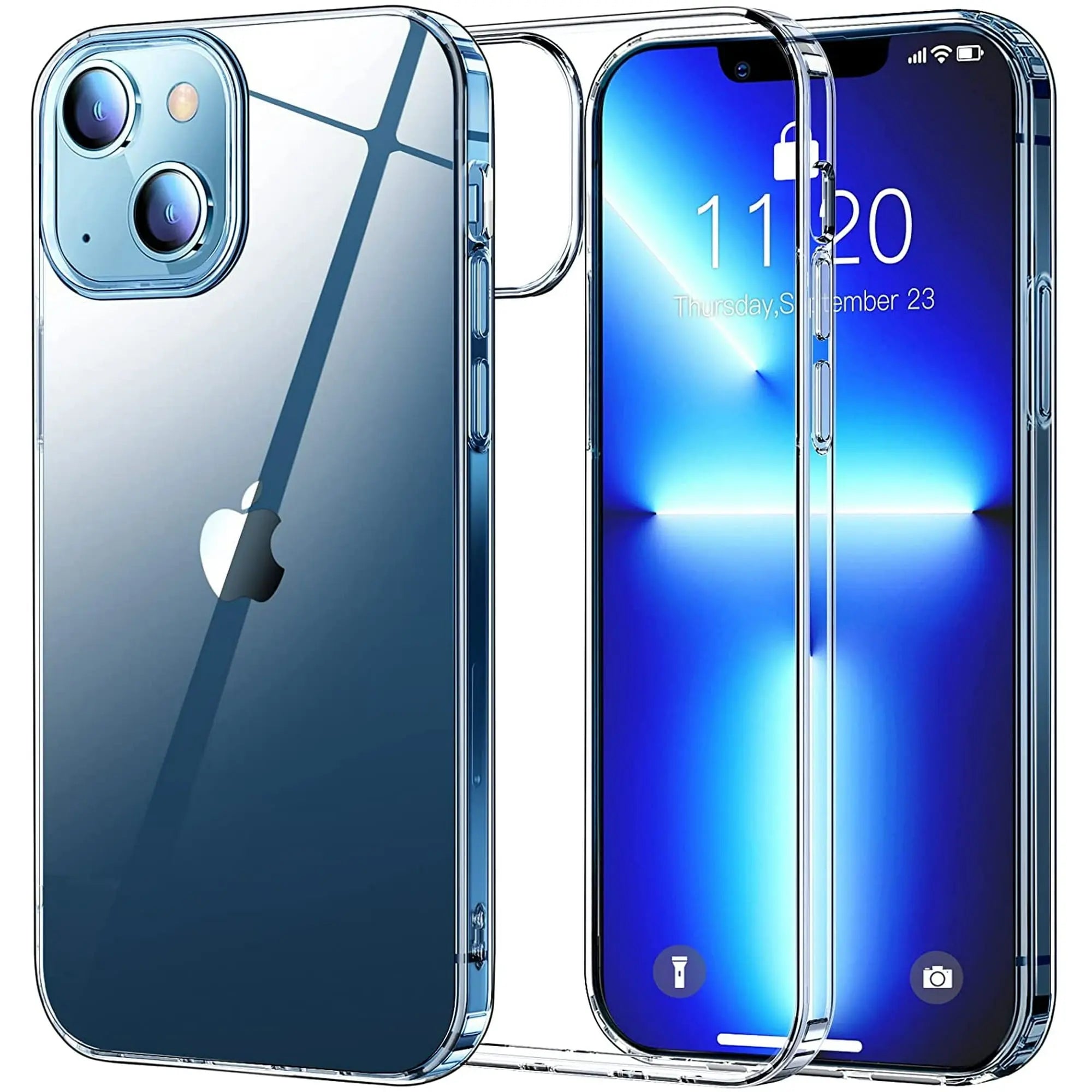 Entronix Case Compatible with iPhone 14 Plus - [Hard Back] Slim Clear - Entronix